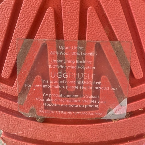 UGG multi color orange and pink platform slippers - Picture 5 of 8